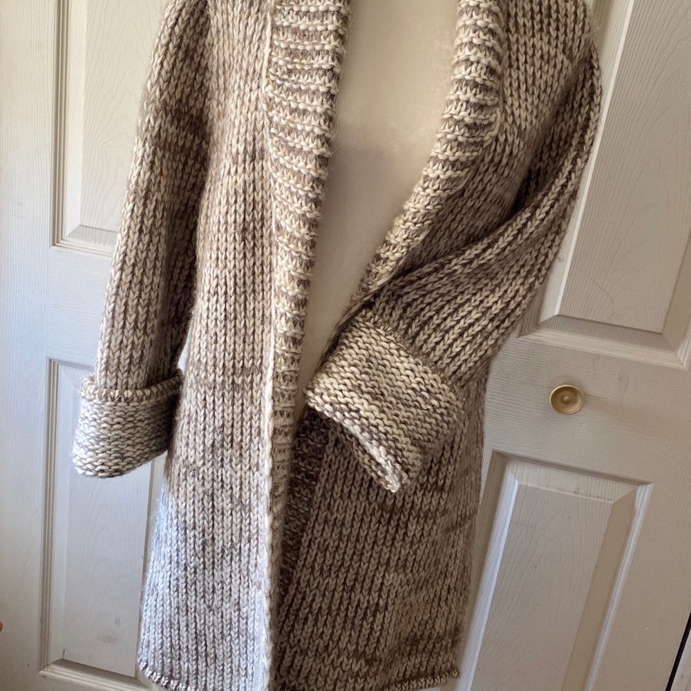 Ladies open front cardigan sweater